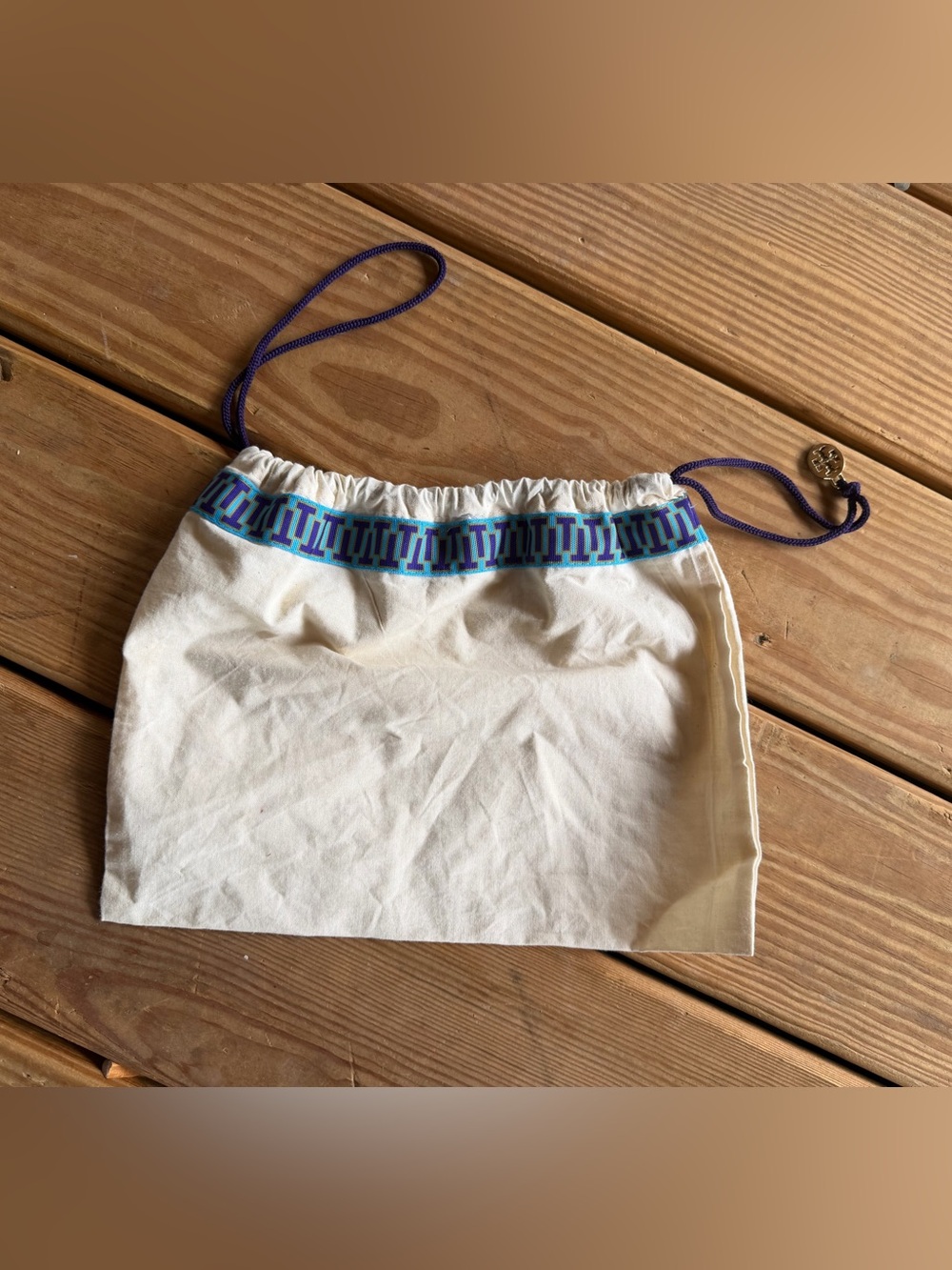 Tory Burch drawstring dust bag small - Picture 2 of 2